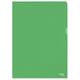 Insteekmap L-model Esselte standaard A4 0.11mm PP groen 100 stuks