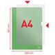 Insteekmap L-model Esselte standaard A4 0.11mm PP groen 100 stuks