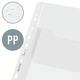 Harmonica showtas Leitz Premium met bovenklep copy safe PP A4  glashelder 5 stuks
