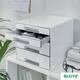 Ladenblok Leitz WOW CUBE A4 maxi 4 laden wit/grijs