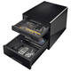 Ladenblok Leitz WOW CUBE A4 maxi 4 laden zwart