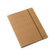 Sorteermap Kraft Line A4 6 tabbladen bruin