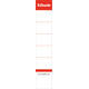 Rugetiket Esselte smal 30x158mm wit 100 stuks