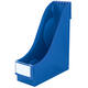 Tijdschriftencassette Leitz extra breed blauw