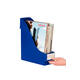 Tijdschriftencassette Leitz extra breed blauw