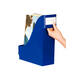 Tijdschriftencassette Leitz extra breed blauw