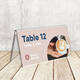 Tafelnaambord Europel V-standaard 70x150mm acryl