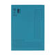 Vouwmap Quantore A4 ongelijke zijde 250gr blauw