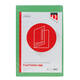 Vouwmap Quantore Folio ongelijke zijde 250gr groen