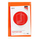 Vouwmap Quantore Folio ongelijke zijde 250gr oranje
