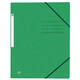 Elastomap Oxford Top File+ A4 3 kleppen 390gr groen