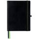 Notitieboek Leitz Complete 187x242mm lijn 160 pagina's 100gr zwart