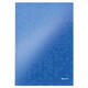 Notitieboek Leitz WOW A4 160blz 90gr lijn blauw