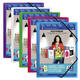 Elastomap Oxford Polyvision A4 met insteektas 3 kleppen PP transparant