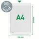 Showtas Leitz Premium copy safe 0.17mm PVC Expansievouw glashelder 10 stuks