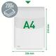 Harmonica showtas Leitz Premium met klep 0.17mm PVC A4 5 stuks