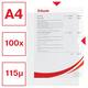 Insteekmap L-model Esselte standaard copy safe PP A4 transparant 100 stuks