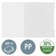 Snelhechter Leitz Standaard A4 gerecycled PP wit