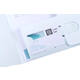 Offertemap Oxford A4 met insteektas 2 kleppen 0.5mm PP wit