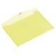 Enveloptas Europel A4 335x240mm dwars PP transparant geel