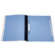 Personeelsmap Durable 5 vakken + hangrail blauw