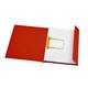 Clipmap Secolor A4 100% gerecycled karton 250gr rood verpakt per 50 stuks