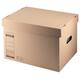 Archief- en transportdoos met deksel Leitz Premium 335x280x440mm natuurbruin