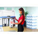 Archiefdoos Bankers Box System A4 150mm wit blauw