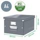 Opbergdoos Leitz Click & Store WOW middel gerecycled karton 281x200x370mm wit