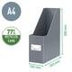 Tijdschriftencassette Leitz WOW click & store gerecycled karton wit