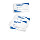 Visitekaart Sigel 85x55mm blanco 225gr ronde hoeken wit 100 stuks