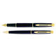 Balpen Waterman Hémisphère black lacquer GT medium