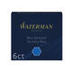 Inktpatroon Waterman internationaal Florida blauw pak à 6 stuks