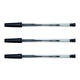 Balpen Quantore Stick zwart medium