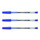 Balpen Quantore Stick blauw medium