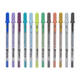Gelschrijver Sakura Gelly Roll Moonlight fluorescent set à 12 kleuren