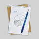 Balpen Paper Mate Flexgrip Ultra medium blauw blister à 5 stuks