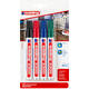 Viltstift edding 3300 schuin 1-5mm assorti blister à 4 stuks