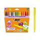 Kleurstiften BicKids Visacolor XL Ecolutions assorti etui á 12 stuks