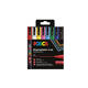Paintmarker Uni POSCA PC3M fijn assorti set à 8 stuks