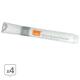 Viltstift Nobo glasbord wit 4 stuks