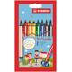 Viltstift STABILO Trio Scribbi 368/8 assorti etui à 8 stuks