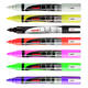 Krijtstift Uni-ball chalk rond 1.8-2.5mm wit