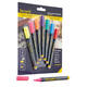 Krijtstift Securit SMA-100 rond ass 1-2mm blister à 7 stuks