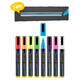 Krijtstift Securit SMA-510 schuin 2-6mm assorti blister à 8 stuks