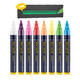 Krijtstift Securit SMA-510 schuin 2-6mm assorti blister à 8 stuks