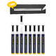 Krijtstift Securit SMA-510 schuin wit 2-6mm blister à 8 stuks