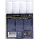 Krijtstift Securit SMA-720 blok wit 7-15mm blister à 4 stuks