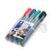 Viltstift Staedtler Lumocolor 350 permanent schuin assorti 4 stuks