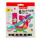 Viltstift Bruynzeel Kids assorti glitter 6 stuks